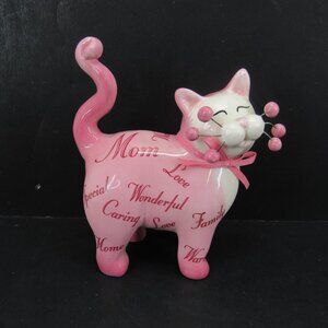 Lacombe Willitts Designs #86226 Figurine Wonderful Mom Pink and White Cat